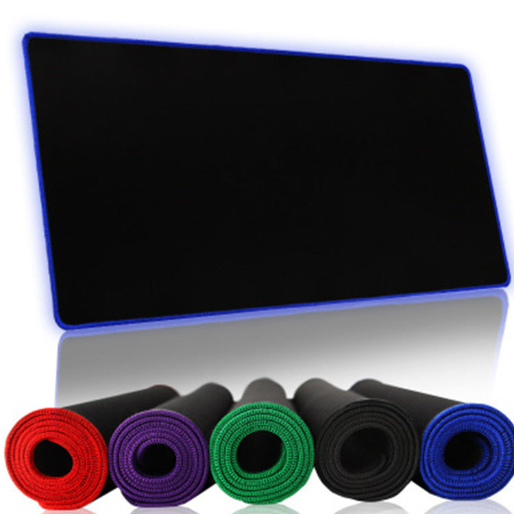 Gaming mouse pad desk mat with colored edge