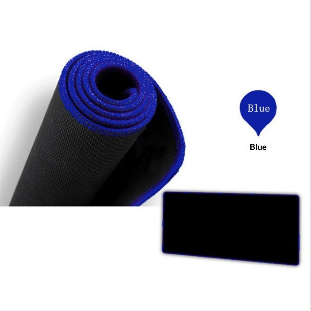 XL gaming desk mat with keyboard and mouse