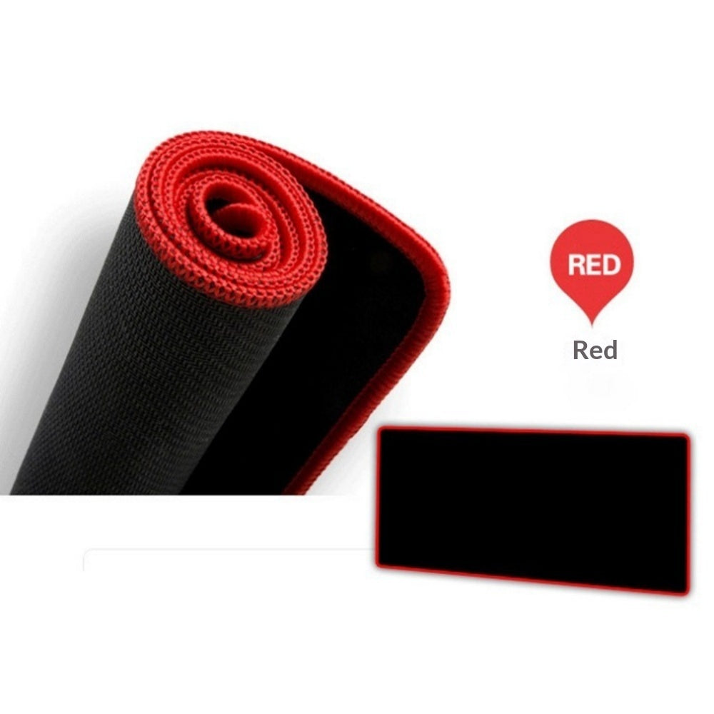 Gaming mouse pad colored edge detail